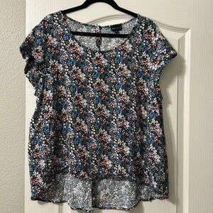 Jones New York 1X floral blouse